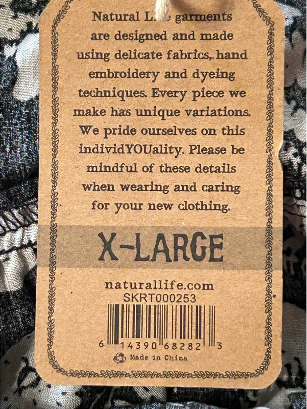 Natural Life Boho Maxi Skirt Floral NWT - Picture 4 of 6